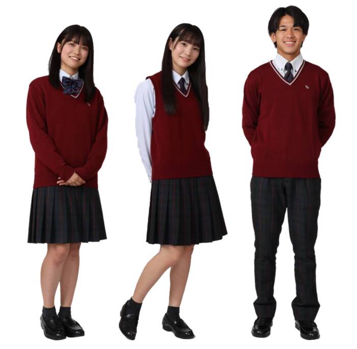 享栄高校の制服 冬用