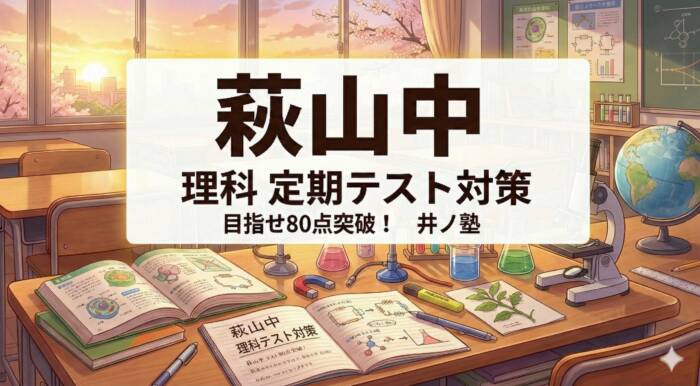 萩山中定期テスト対策理科