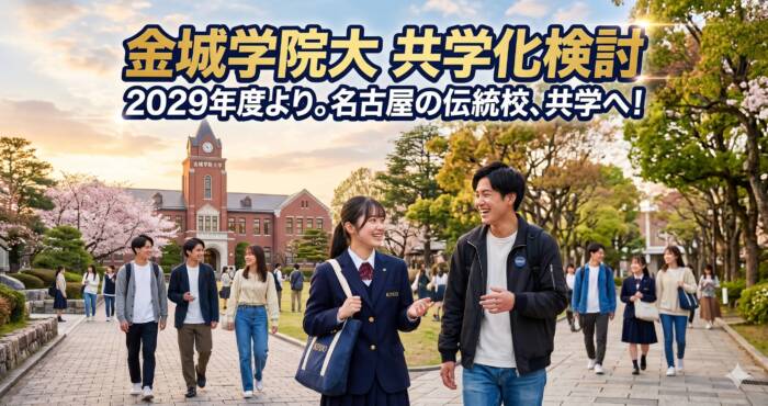 金城学院が共学化